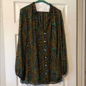 Show Me Your MuMu Alicia Blouse Peacock